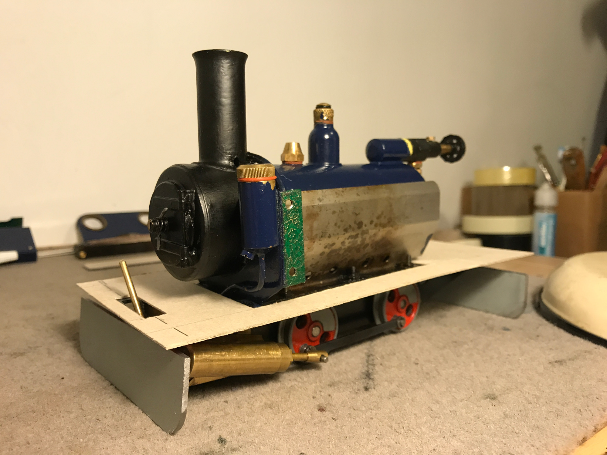 No.2 with cardboard template