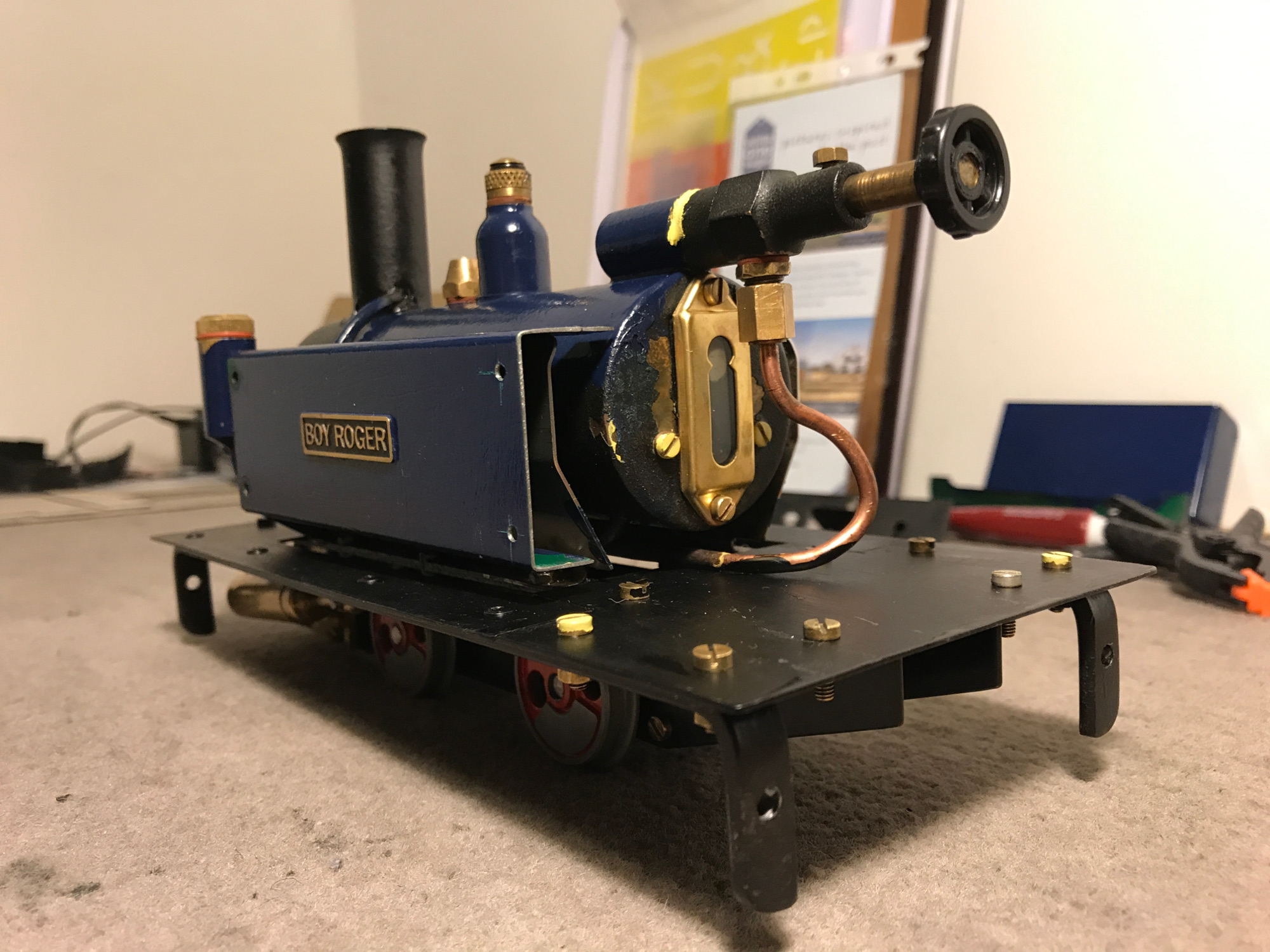 Roger with new footplate
