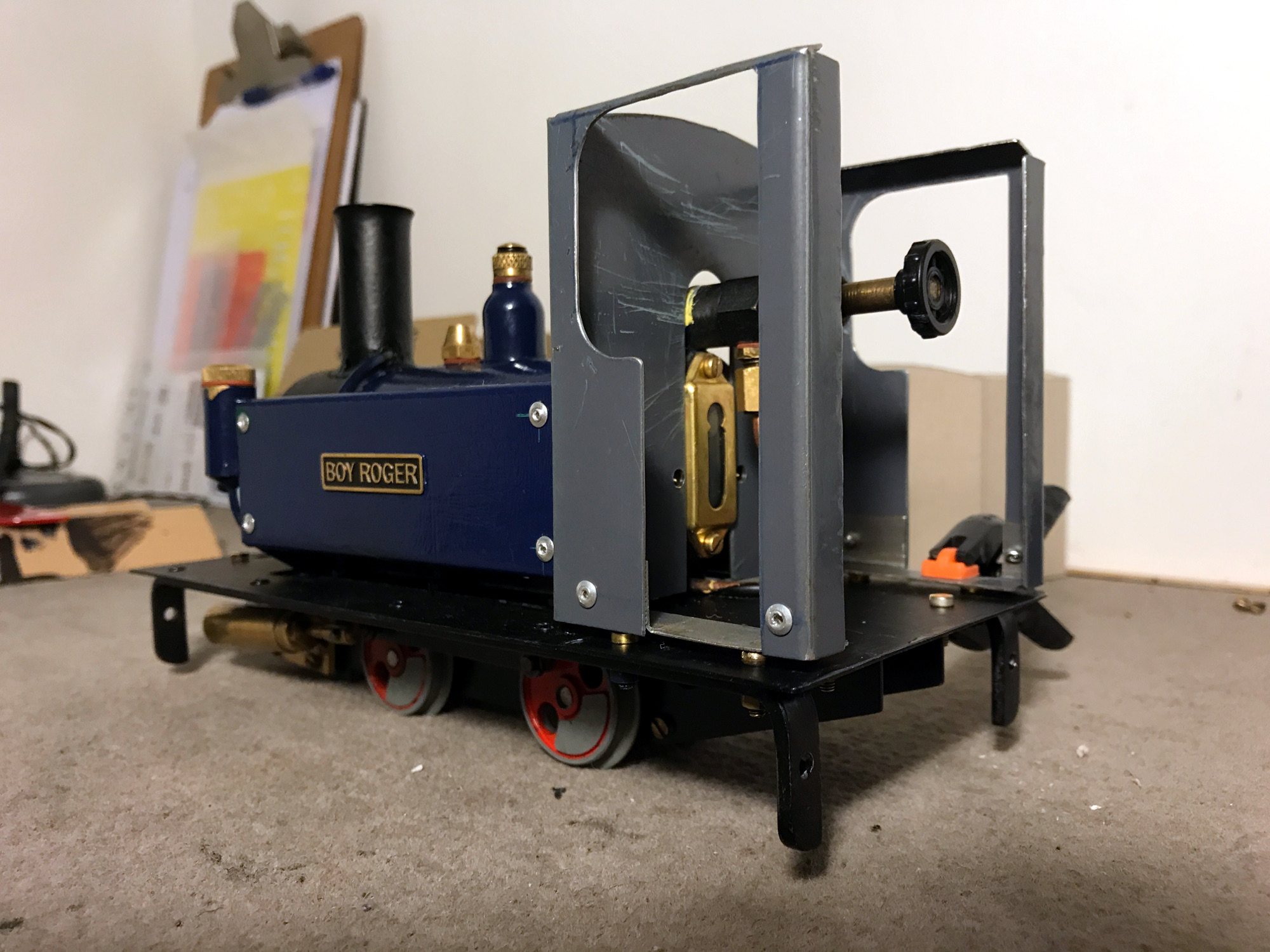 Partially finished cab
