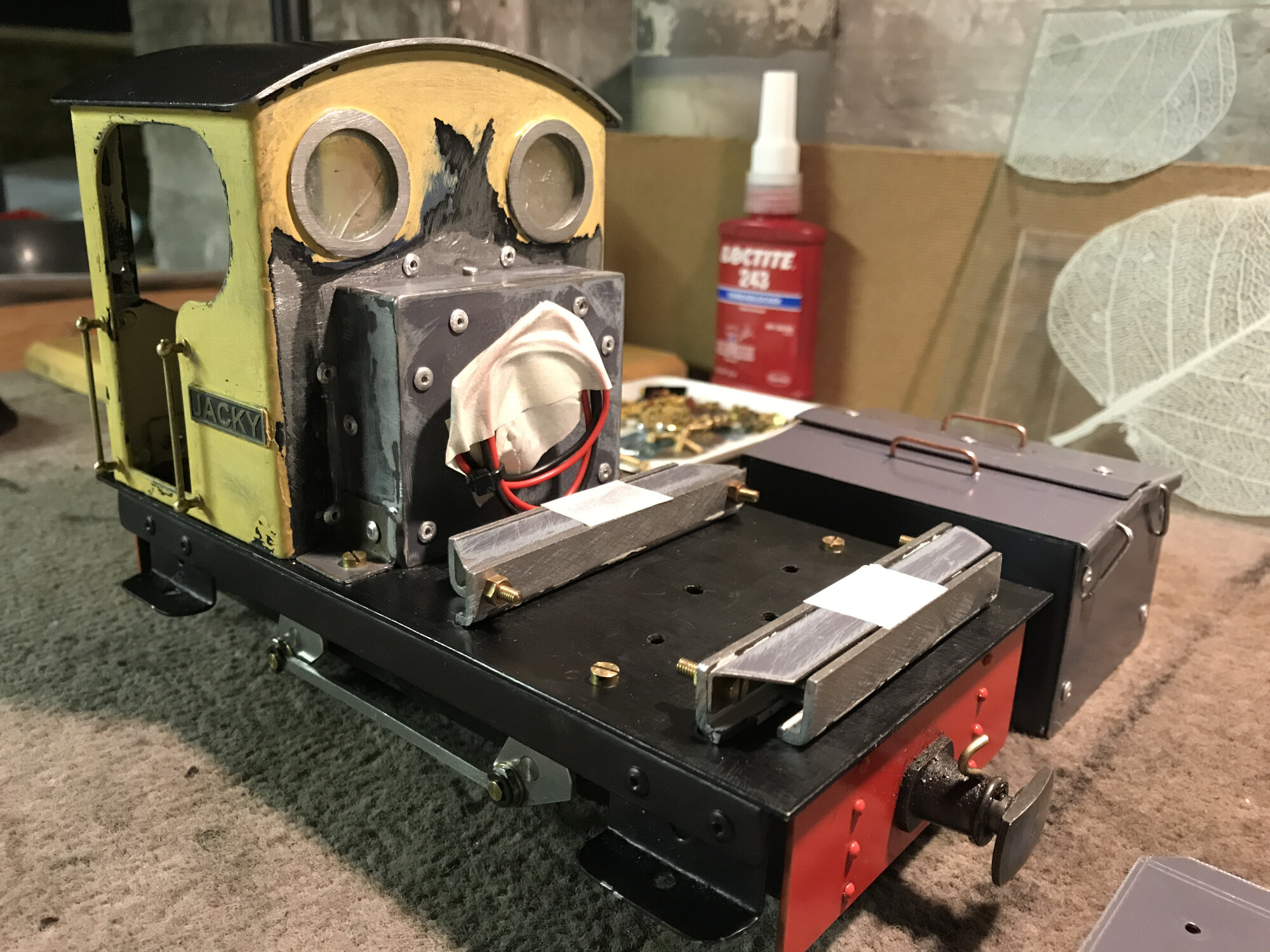 New battery box mountings installed