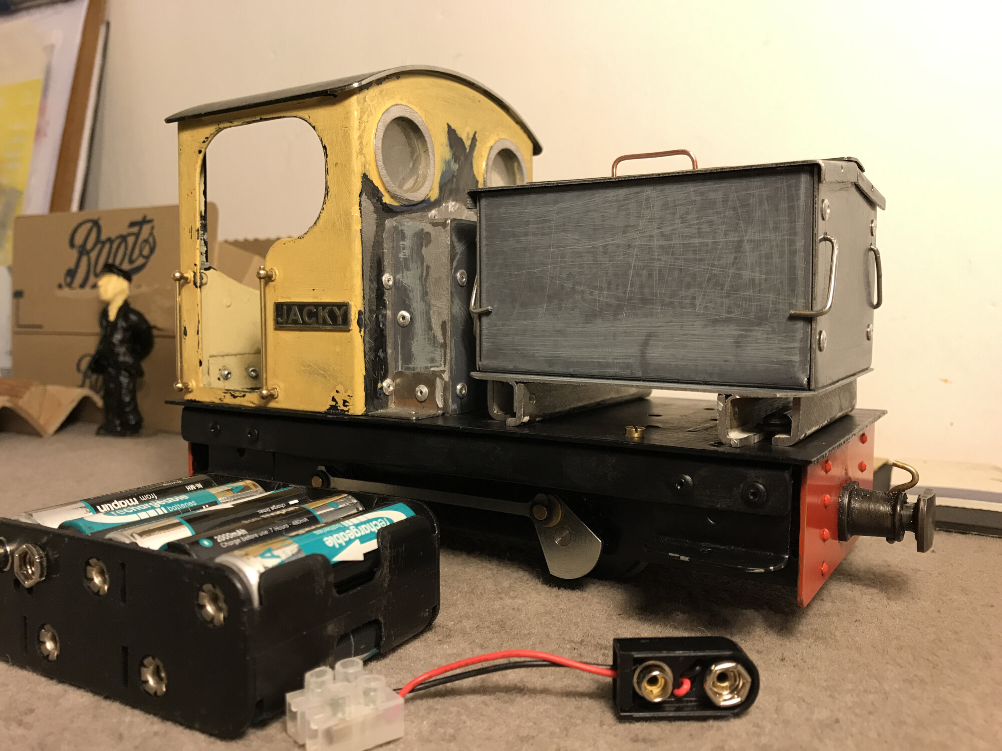Loco No.5 ready for paint shop