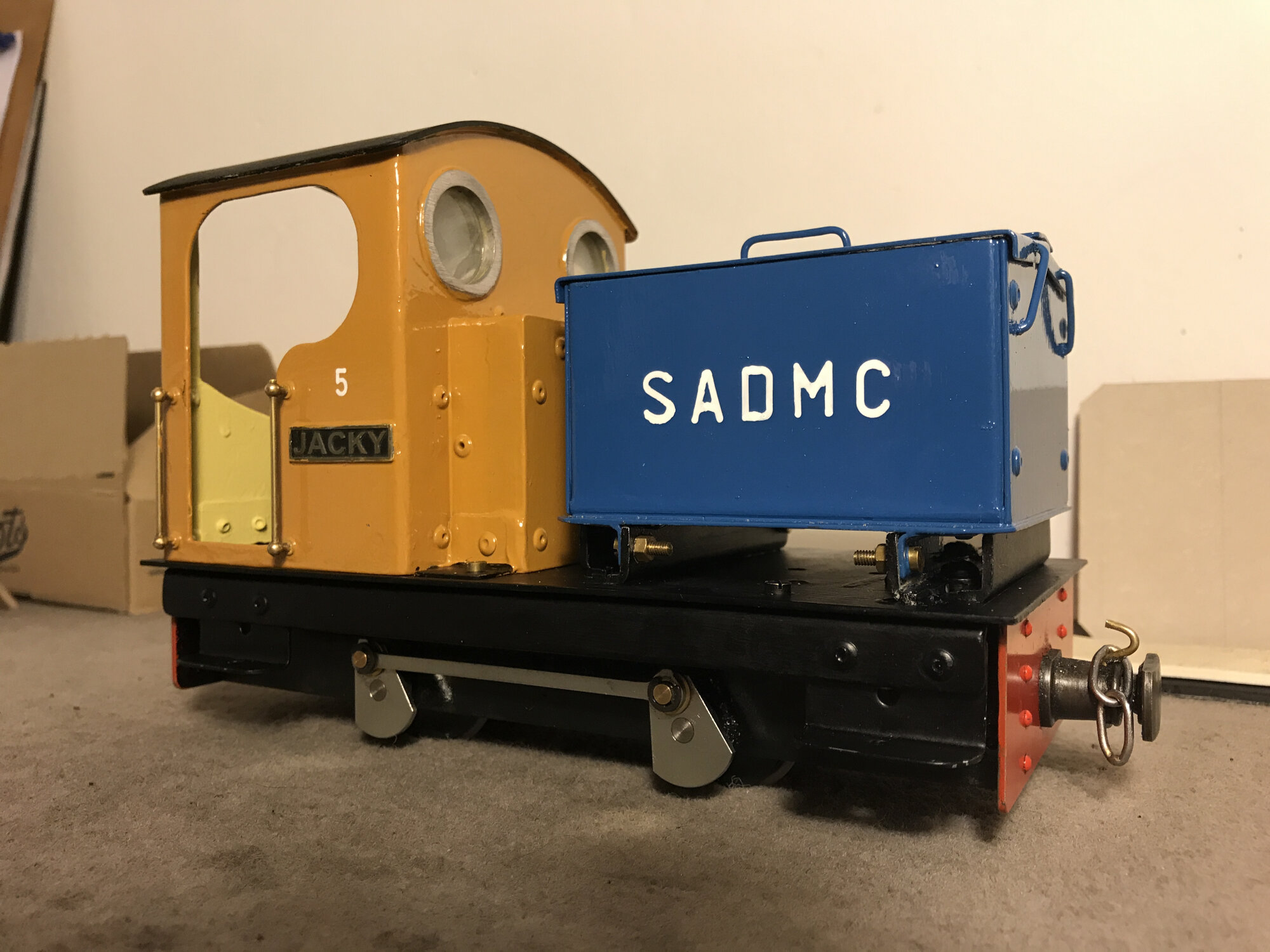 No.5 Jacky ready to leave the paint shop 28 Jan 2021