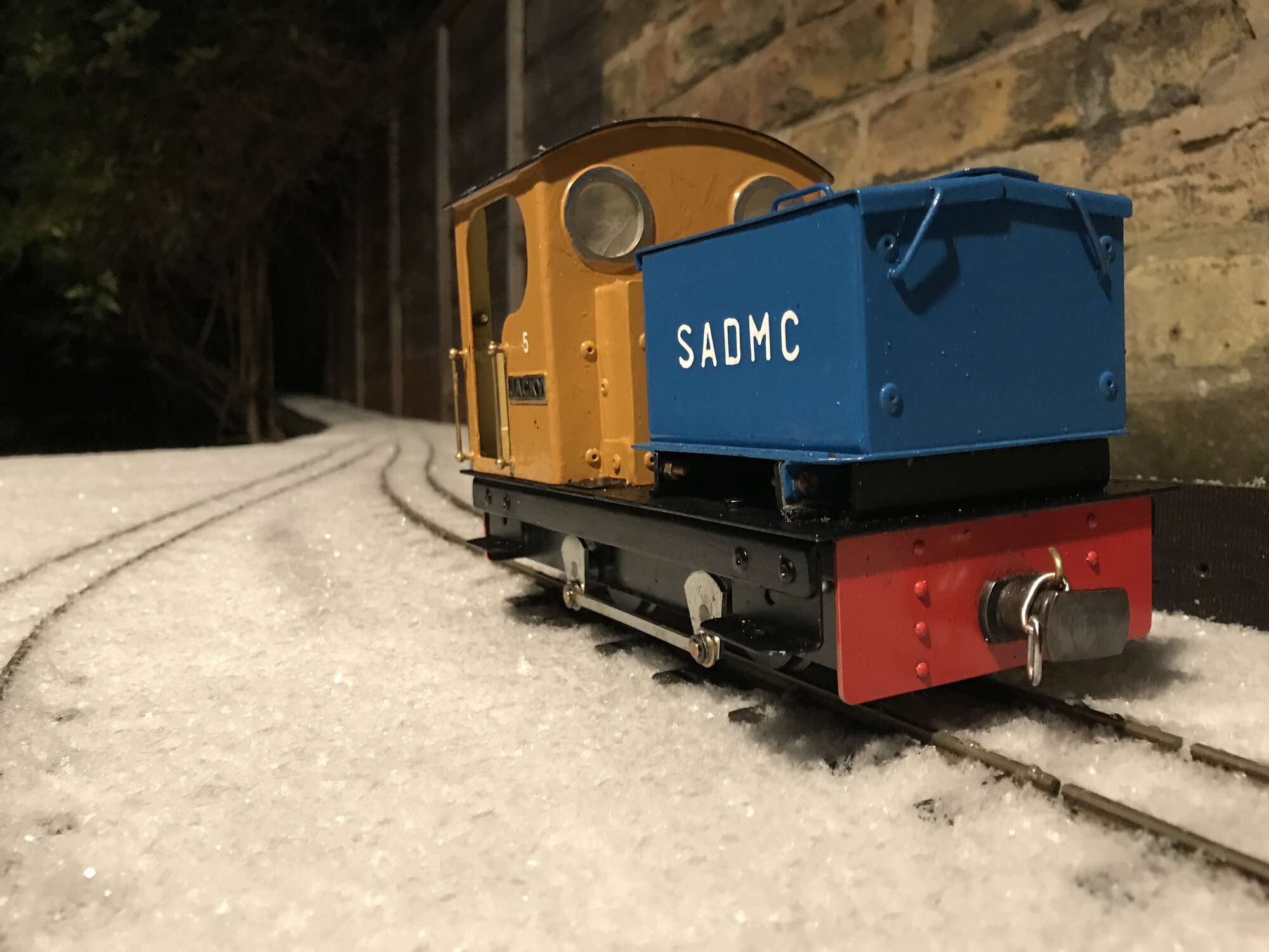 No.5 JACKY in the snow at Beckfoot Shed 8 Feb 2021