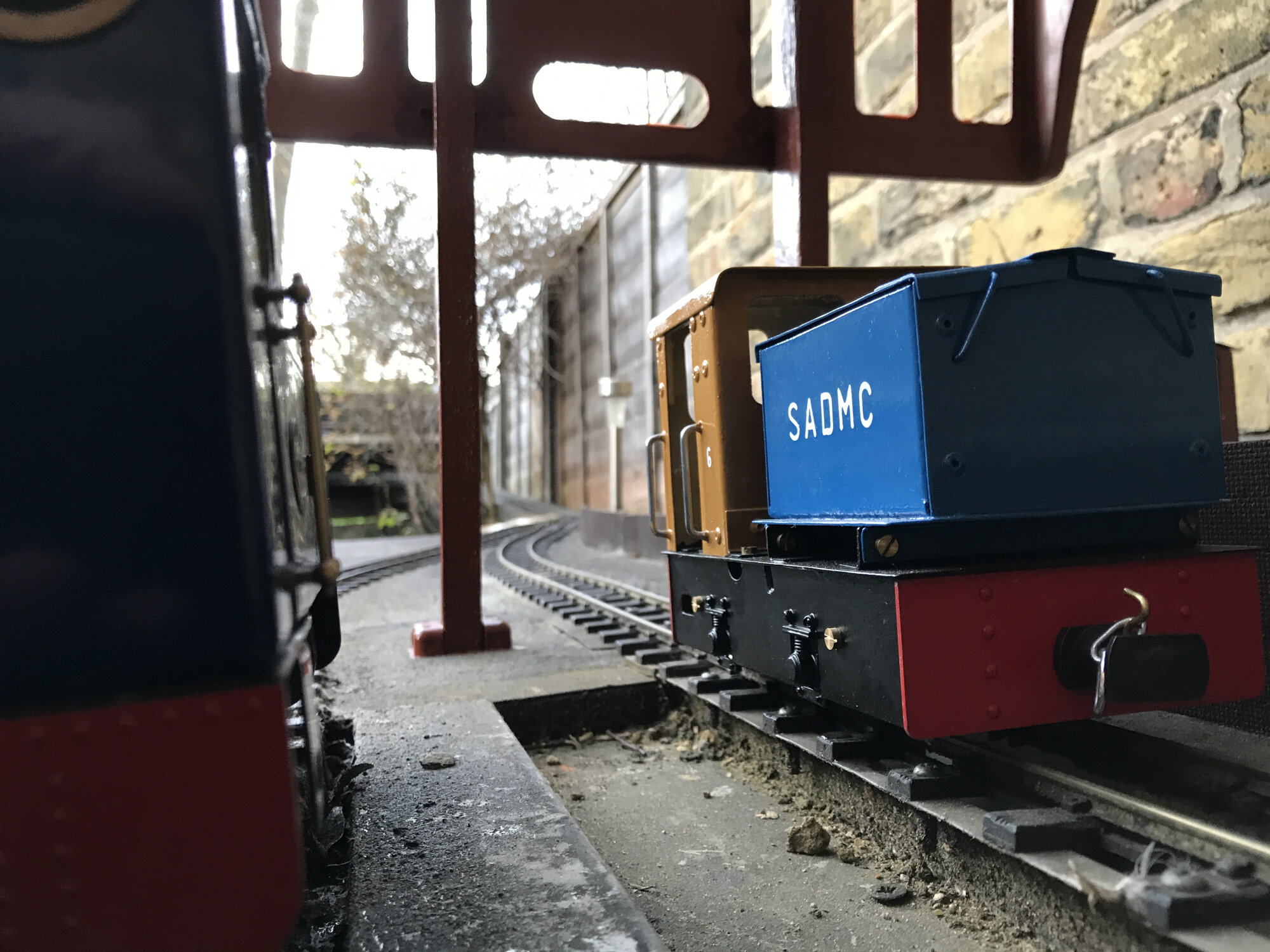 Inside the newly roofed Beckfoot Shed