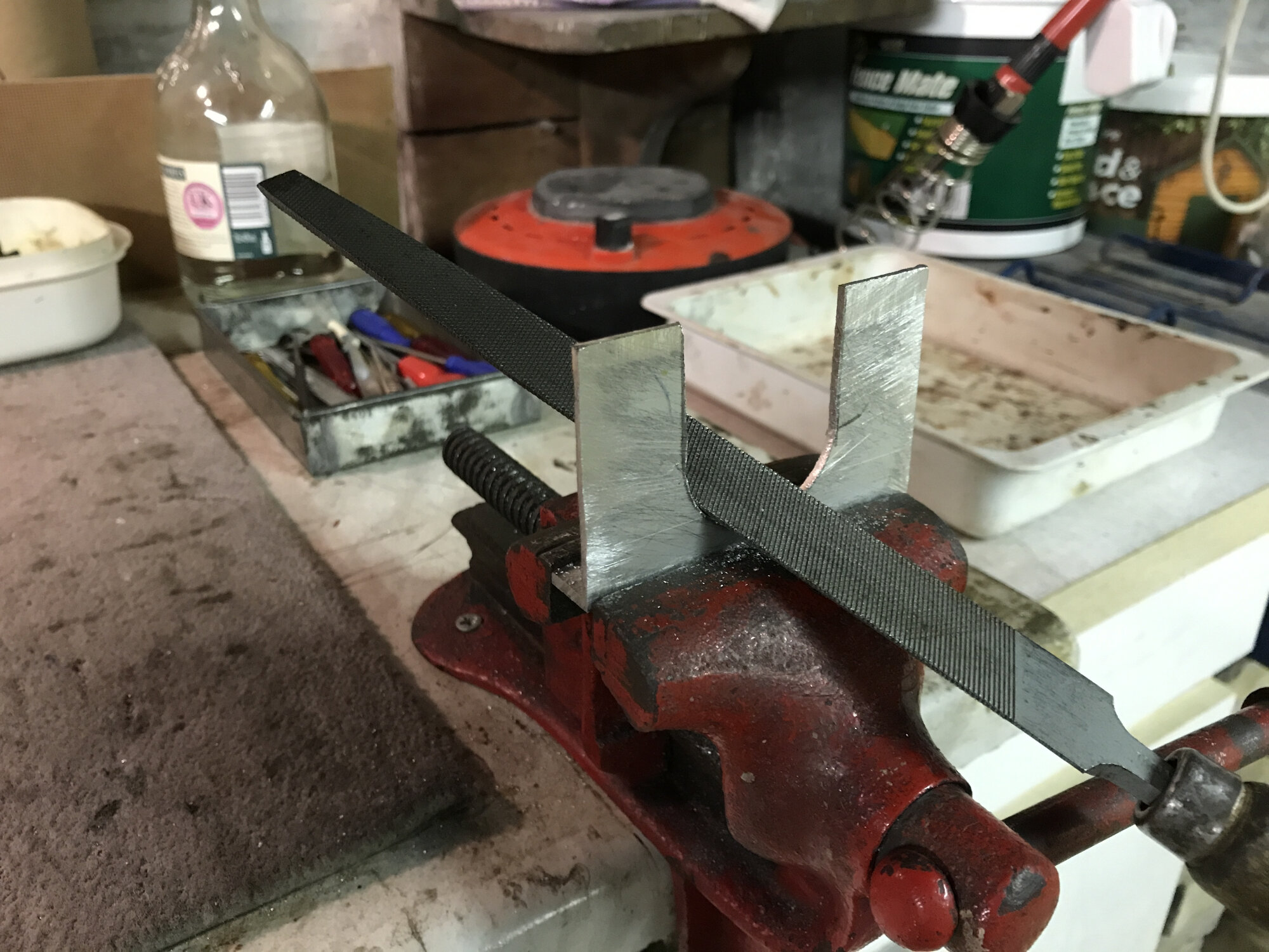 Filing to shape