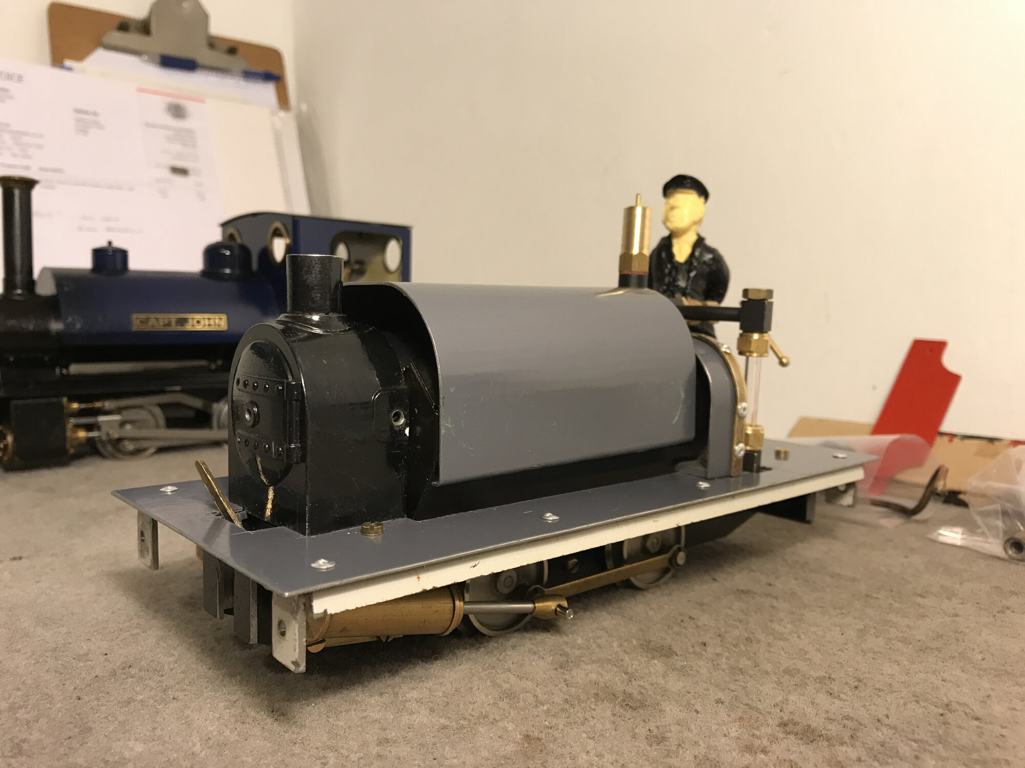 Cardboard replaced with steel