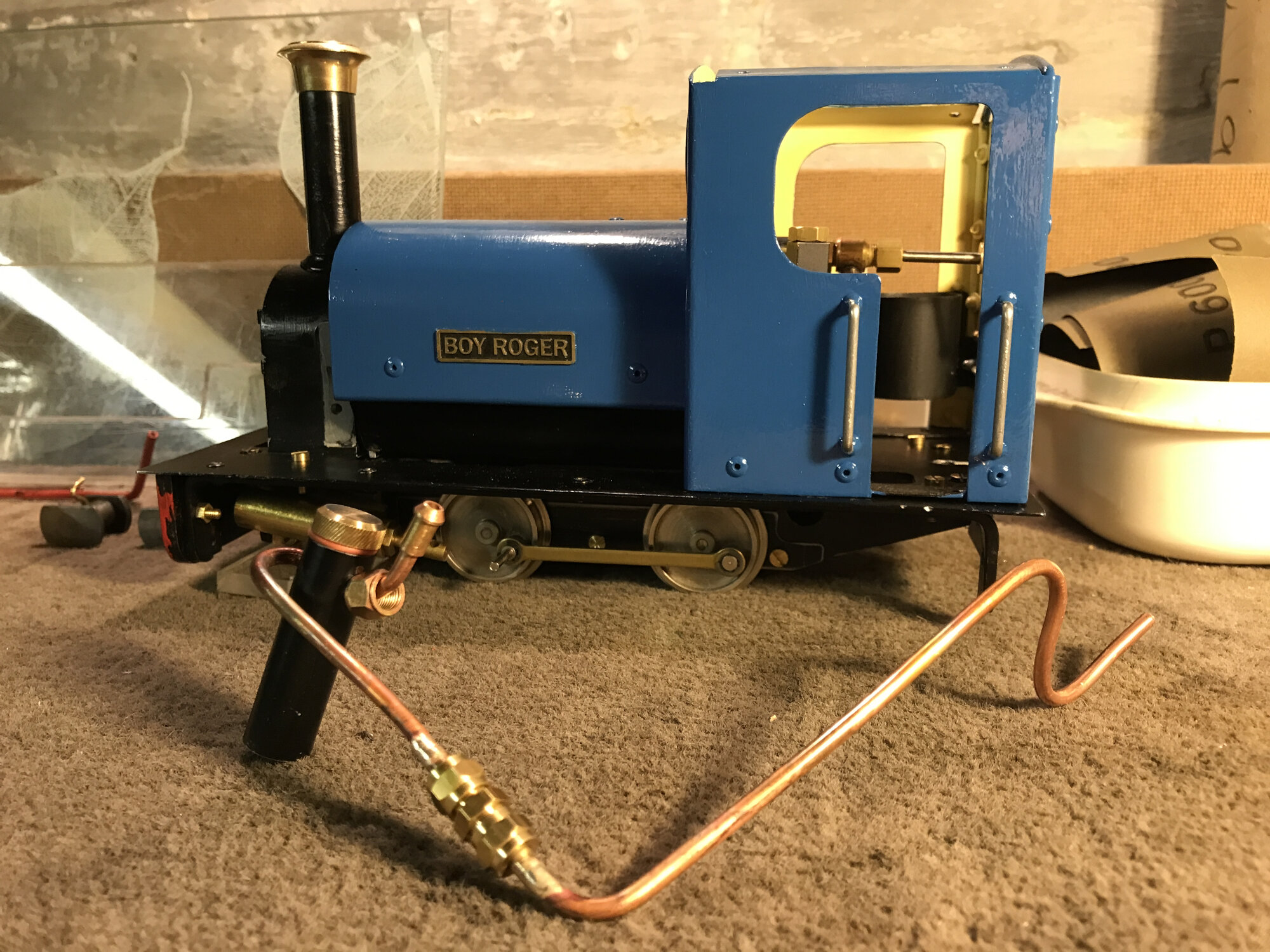 0-4-0T No2 being rebuilt