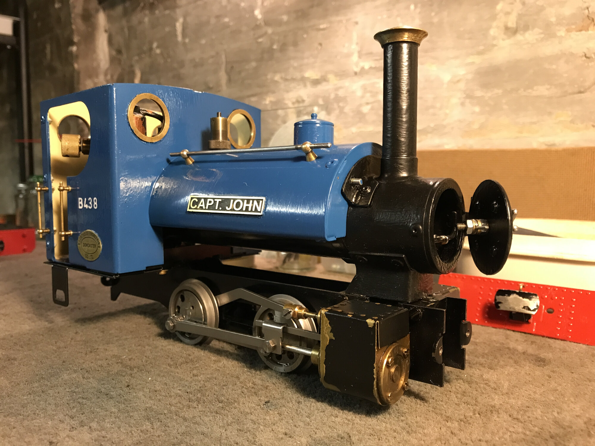 0-4-0ST B438 being rebuilt