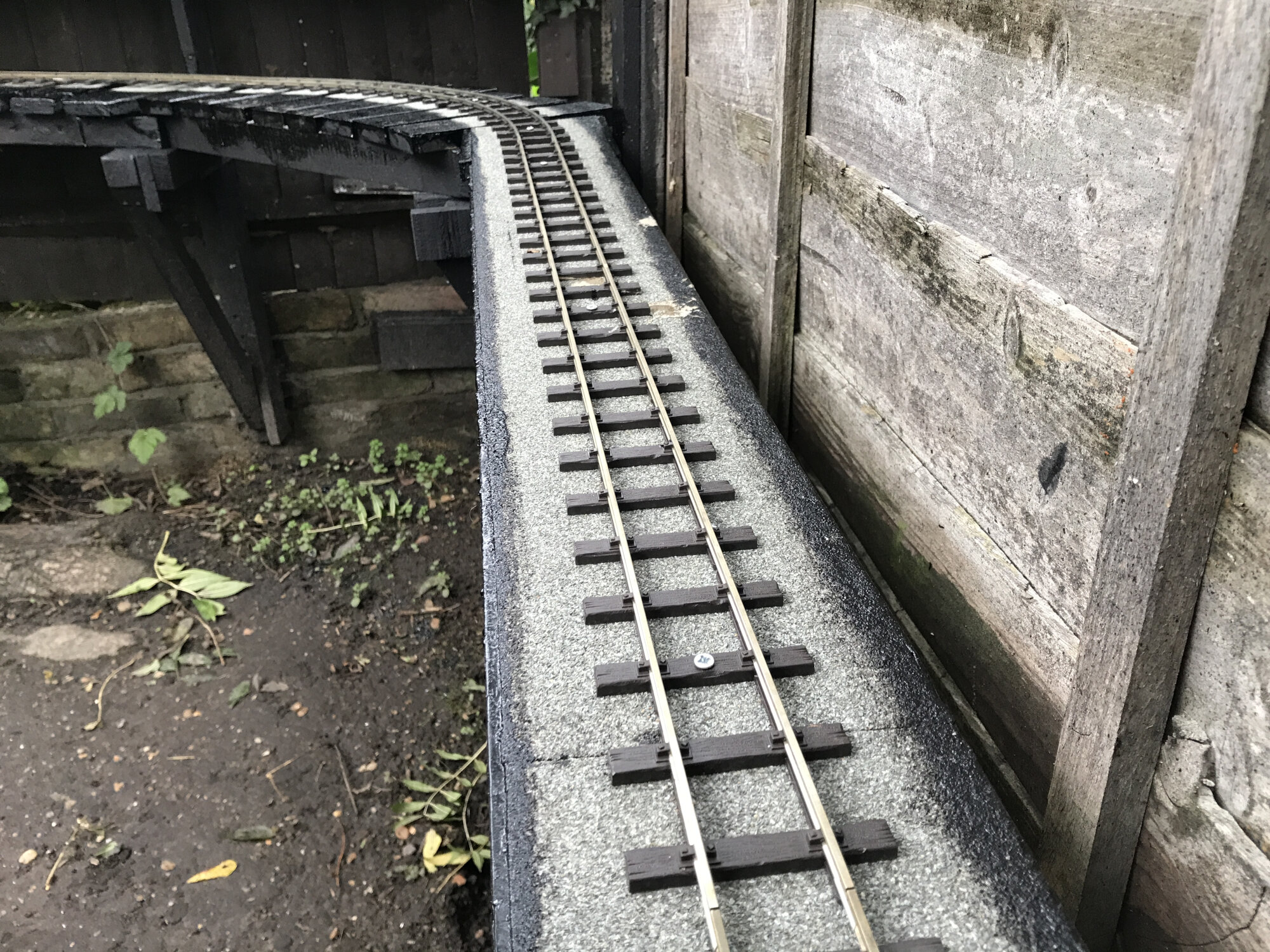 Track relaid and balast trimmed