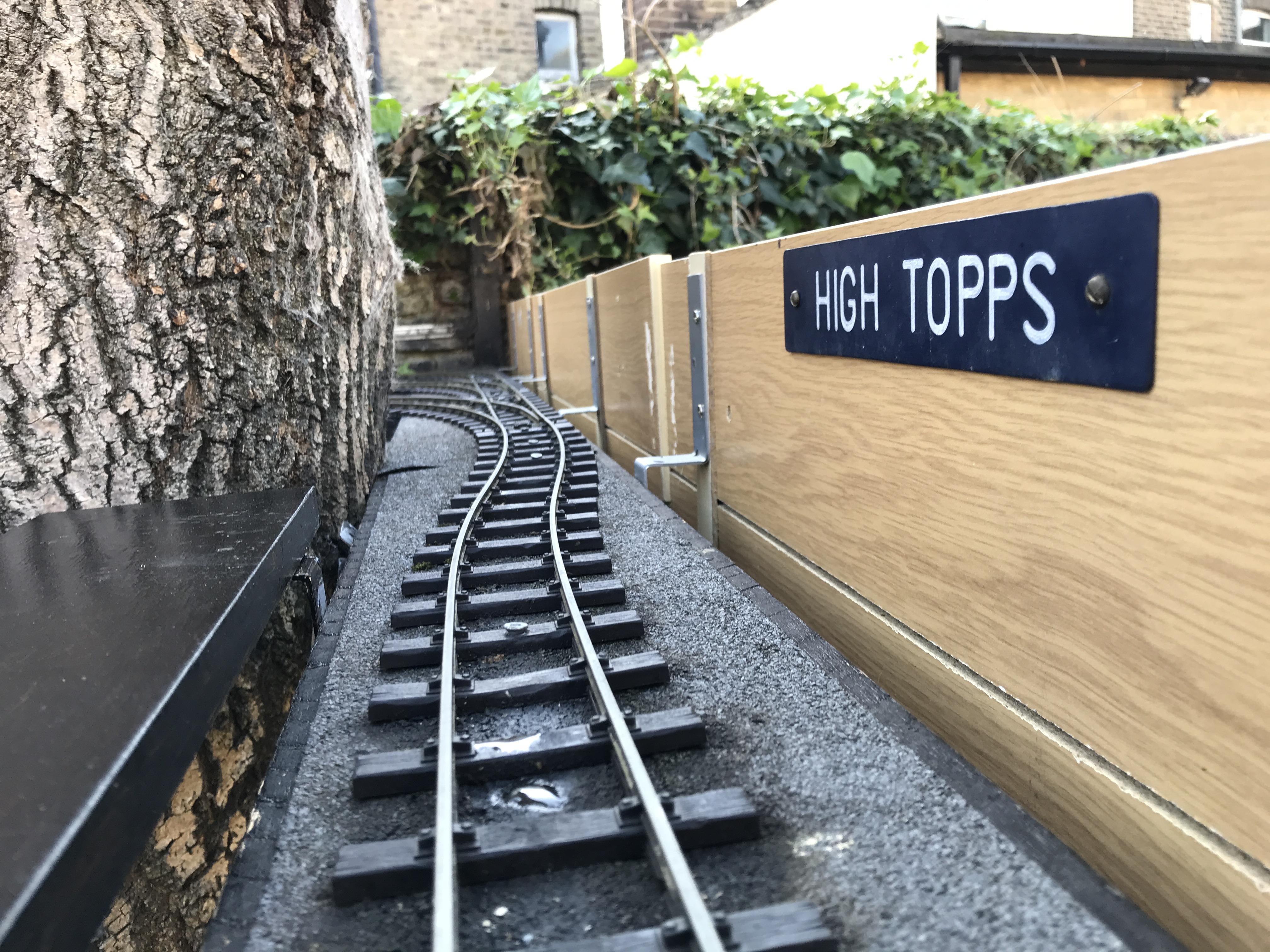 High Topps new retaining wall