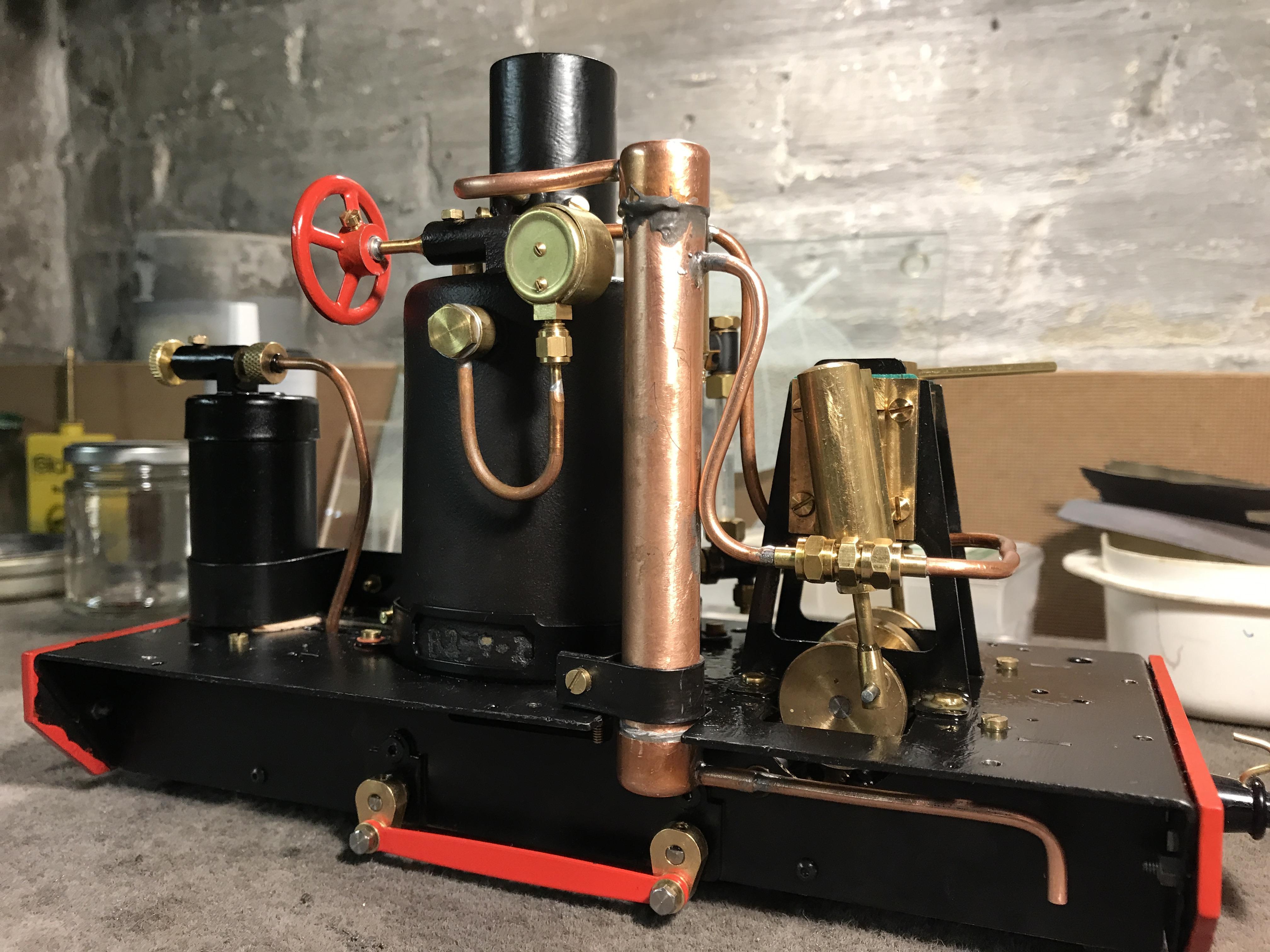 Bridget showing condenser unit